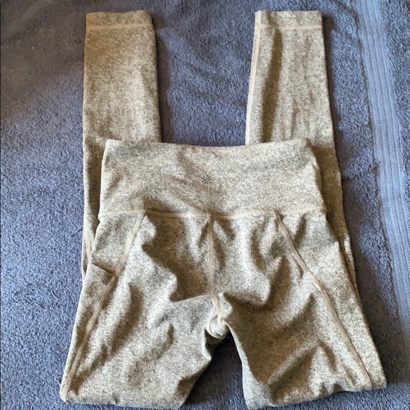 Athleta Gray Pants Leggings XXS - Picture 2 of 4